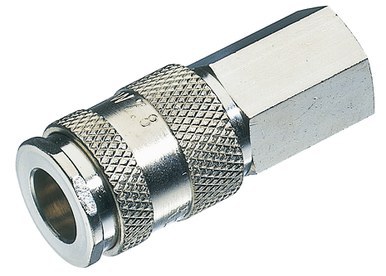 Quick-lock coupling, single-hand - DN 7,8 (steel)